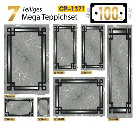 7 Teilig Teppich Set CP-1371