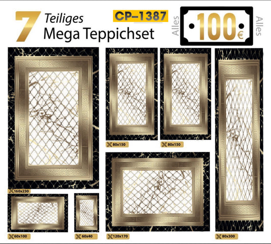 7 Teilig Teppich Set CP-1387