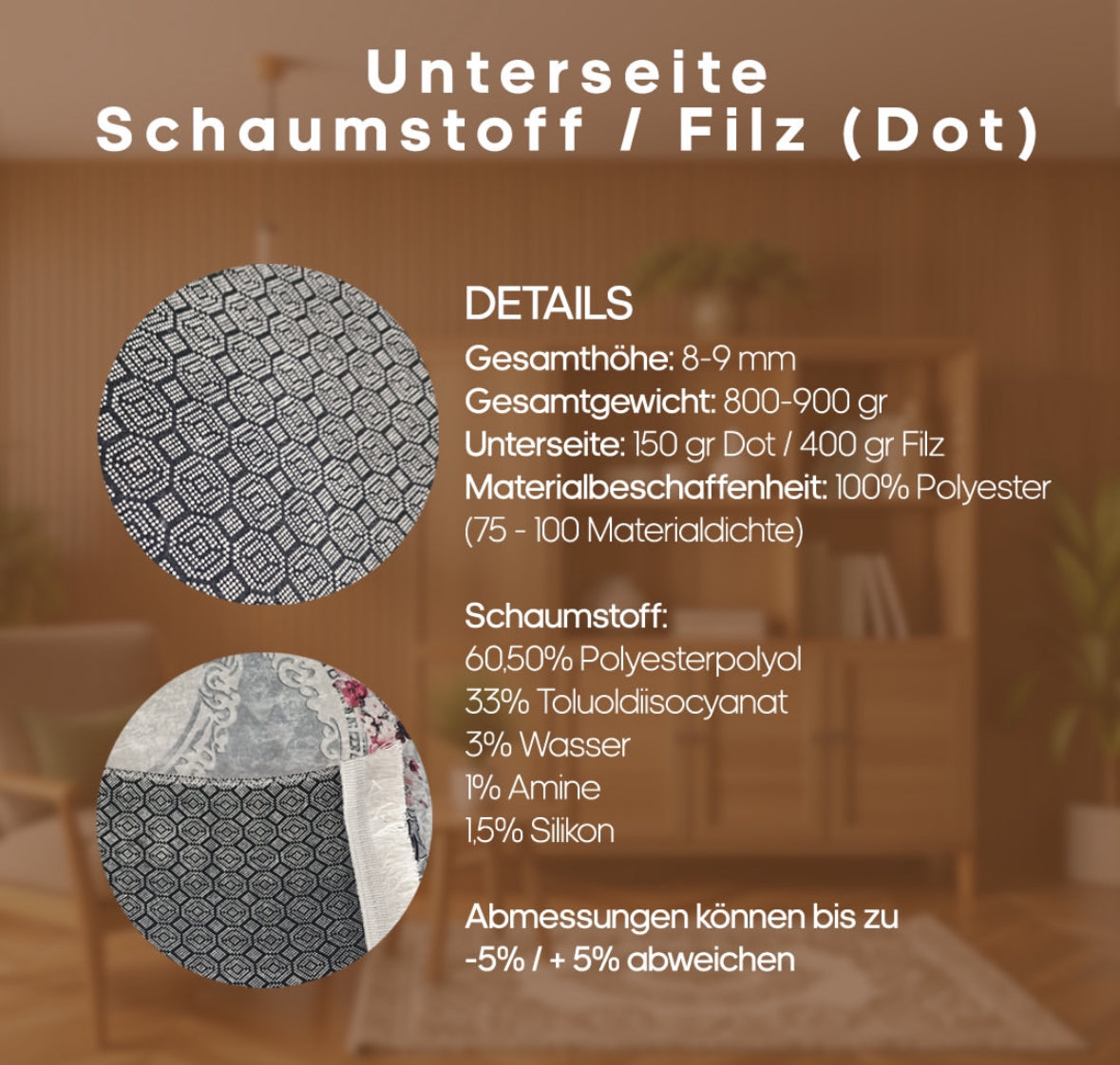 7 Teilig Teppich Set-fm2199
