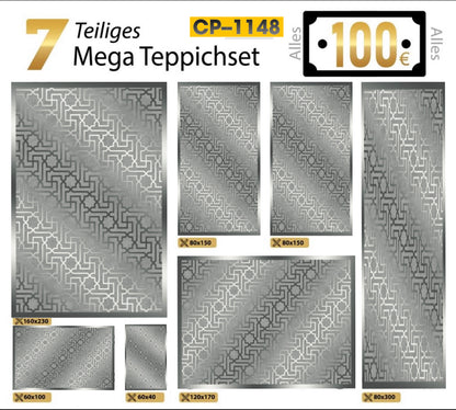 7 Teilig Teppich Set —