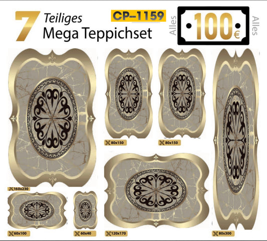7 Teilig Teppich Set—1159