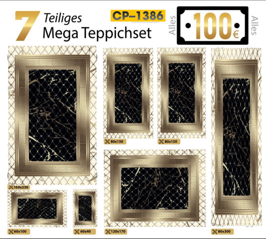 7 Teilig Teppich Set —CP 1386