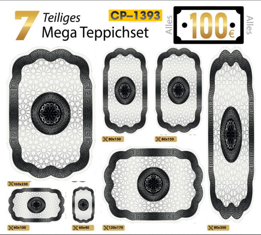 7 Teilig Teppich Set CP-1393